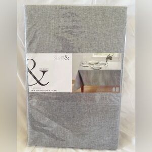 Olivia & Oliver Tablecloth multiple sizes in Madison Grey For Oblong/Oval Tables